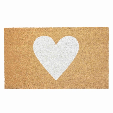Calloway Mills Entrance Mat, Coir, Natural, Red 106762436